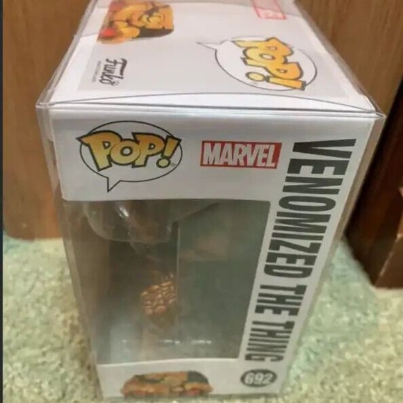 New! Funko Pop #692 Venomized Thing Gamestop Exclusive Free Holder! MIB Venom - Picture 2 of 3